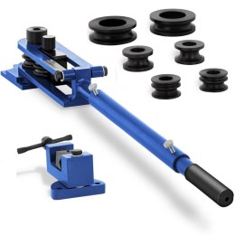 Giętarka zaginarka do rur profili ręczna do 22 mm 360 stopni 6 matryc MSW