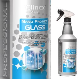 Nanopreparat do mycia szyb szkła luster bez smug krystaliczny blask CLINEX Nano Protect Glass 1L Clinex