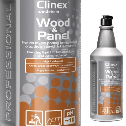 Płyn do mycia podłóg drewnianych paneli CLINEX Wood-Panel 1L Clinex