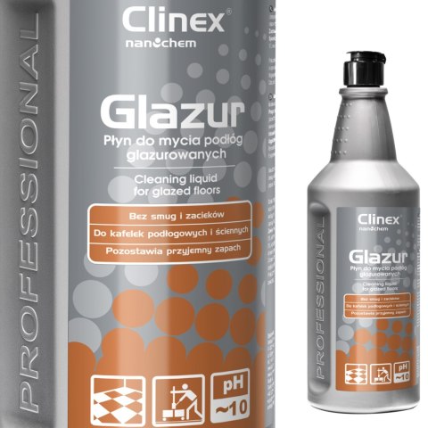 Płyn do mycia podłóg płytek glazury kamienia CLINEX Glazur 1L Clinex