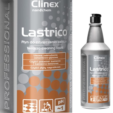 Płyn do mycia podłóg posadzek kamiennych betonowych CLINEX Lastrico 1L Clinex