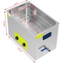 Myjka wanna ultradźwiękowa oczyszczacz 30 l 600 W Ulsonix