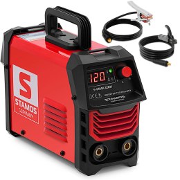 Spawarka MMA IGBT z funkcjami Hot Start Arc Force Anti-Stick LED 120 A Stamos Germany