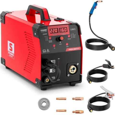 Spawarka wielofunkcyjna TRON 200 R-V MIG/MAG MMA FCAW TIG Lift-Arc 230V 200A Stamos Germany