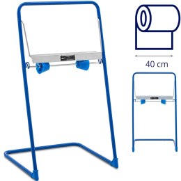 Stojak podajnik na czyściwo przemysłowe podłogowy szer. 40 cm śr. 50 cm do 10 kg MSW
