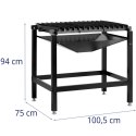 Stół do ręcznego cięcia plazmą warsztatowy STAL 100 x 75 cm Stamos Germany