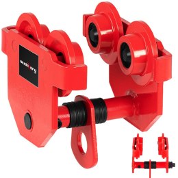 Wózek suwnicowy belkowy ręczny podwieszany 68-102 mm 500 kg Steinberg Systems