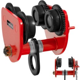 Wózek suwnicowy belkowy ręczny podwieszany z łańcuchem 115-155 mm 5000 kg Steinberg Systems