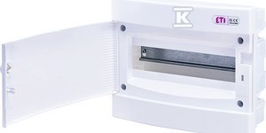 ECM12PO-ROZDZ.P/T 12MOD.IP40,DRZWI BIAŁ ETI