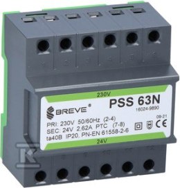 TRANSFORMATOR PSS 63N 230/ 24V BREVE