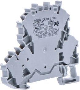 ZŁĄCZ.2-PIĘTROWA 2.5MM2 L/L SZAR.TOPJ WAGO