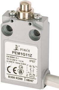 PEM1G11Z WYŁ.KRAŃCOWY JEDNOPOZ. POKÓJ