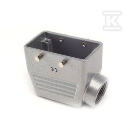 POKRYWA METALOWA PUSTA 10PIN 16A BOCZNE EMAS