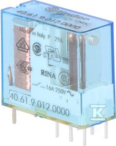 PRZEKAŹNIK 1P 16A 12V DC FINDER