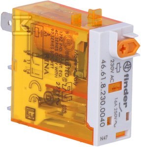 PRZEKAŹNIK 1P 16A 230V AC FINDER