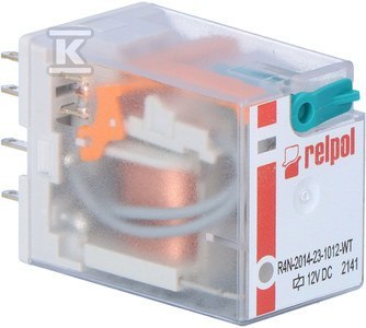 PRZEKAŹNIK 4P 6A 12VDC WT RELPOL