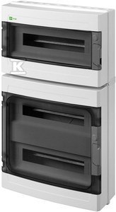 ROZDZ.N/T 3X18M IP65 DRZW.TRANSP.EP-LUX+ ELEKTRO-PLAST NASIELSK