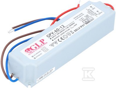 ZASIL.DO LED 12V 5A 60W MPL POWER