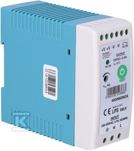 ZASILACZ NA SZYNĘ DIN 60W 24V 2,5A MPL POWER