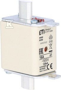 NH00 GG 16A/500V WKŁ.ZWŁ. KOMBI ETI