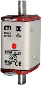 NH00 GG 40A/500V WKŁ.ZWŁ. KOMBI ETI