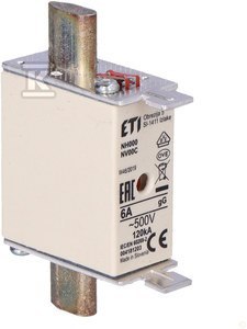 NH000 GG 6A/500V WKŁADKA TOP. KOMBI ETI