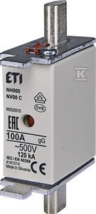 NH000 gG 125A/500V WKŁADKA TOPIKOWA ETI