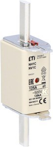 NH1C GG 125A/500V KOMBI WKŁ.TOPIK.ZWŁO ETI