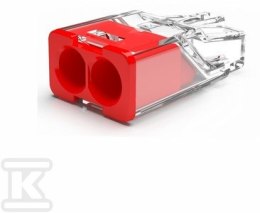 SZYBKOZŁĄCZKA MINI X2,DRUT,0,2-2,5MM2 TRYTYT