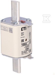 WKŁADKA NH1 GG 100A/500V ETI