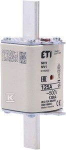 WKŁADKA NH1 GG 125A/500V ETI