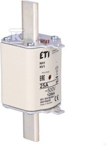 WKŁADKA NH1 GG 25A/500V ETI
