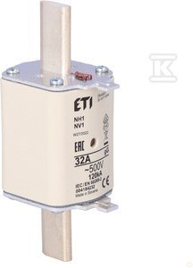 WKŁADKA NH1 GG 32A/500V ETI