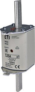 WKŁADKA NH2C GG 125A/500V ETI
