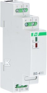 BIS-411-LED PRZEK.BISTAB.ON-OFF INRUSH F&F