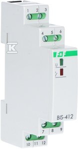 BIS-412-PRZEK.BISTAB230V~,16A,TH35,GR. F&F