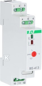 BIS-413-PRZEK.BISTAB230V~,16A,TH35 F&F