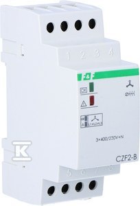 CZF-2B CZUJ.ZAN.FAZ 3X400V 10A 2MOD F&F