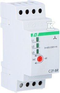 CZF-BR CZUJ.ZAN.FAZ 3X400V+N 10A 1P 2MOD F&F