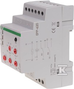 EPP-620 PRZEKAŹ.PRĄD.2X2P 16A 3.MOD. F&F
