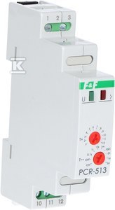 PCR-513 PRZ.CZAS.24V 10A IP40 SZYNA 1MOD F&F