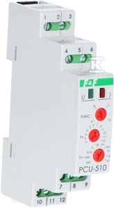 PCU-510DUO PRZ.CZAS.230V 2X8A SZYNA 1MOD F&F