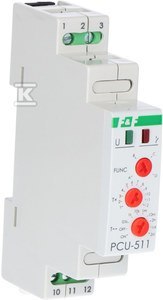 PCU-511UNI-PRZ.CZAS12-264VAC/DC,10A,TH35 F&F
