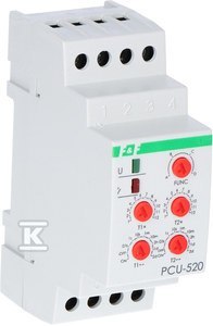 PCU-520 PRZ.CZAS.230V 2X8A 2P SZYNA 2MOD F&F