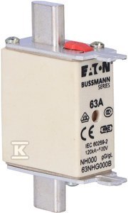 WK.NH 63A 500V GL/GG ROZ.000 PODW.WSKAŹ EATON