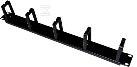 ORGANIZATOR KABLI 1U 19" 5 UCHWYT. CZARN ALANTEC