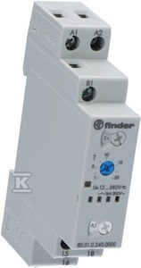 PRZEK.CZAS.12-240VAC/DC,1P,16A,250V,TH35 FINDER