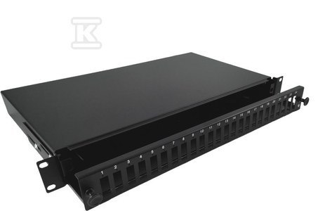 PRZEŁĄCZNICA FO 24XSC DX 19" 1U WYSUWA ALANTEC
