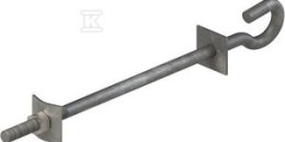ŚRUBA HAKOWA M16 L350 OCYNK OGNIOWY ALPAR