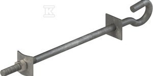 ŚRUBA HAKOWA M16 L350 OCYNK OGNIOWY ALPAR